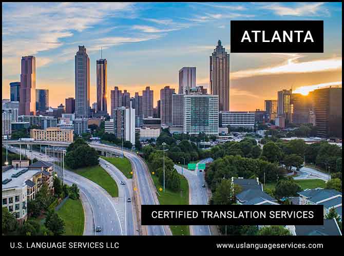 Certified Translation Services in Atlanta, GA