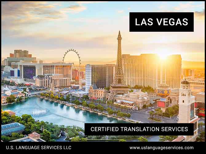 Certified Translation Services in Las Vegas, NV