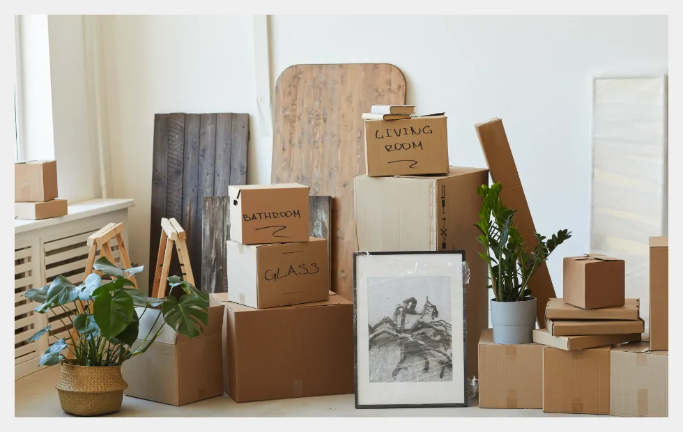 Moving boxes international relocation